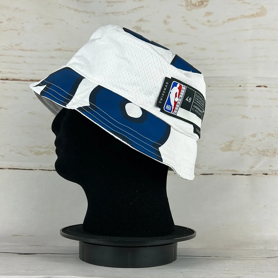 Minnesota Timberwolves Upcycled NBA Jersey Bucket Hat
