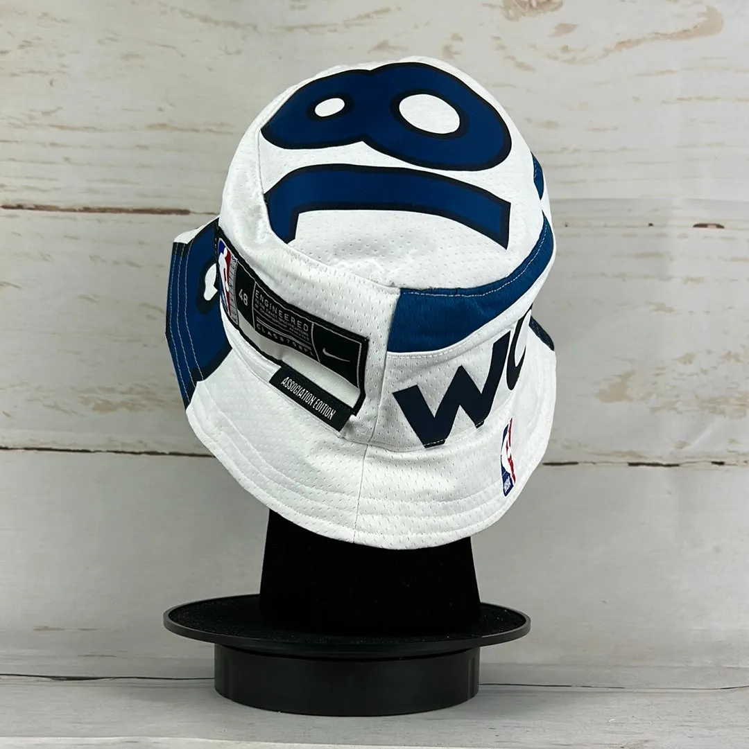 Minnesota Timberwolves Upcycled NBA Jersey Bucket Hat