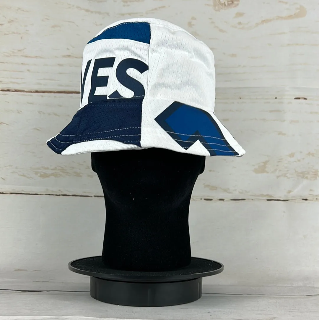 Minnesota Timberwolves Upcycled NBA Jersey Bucket Hat