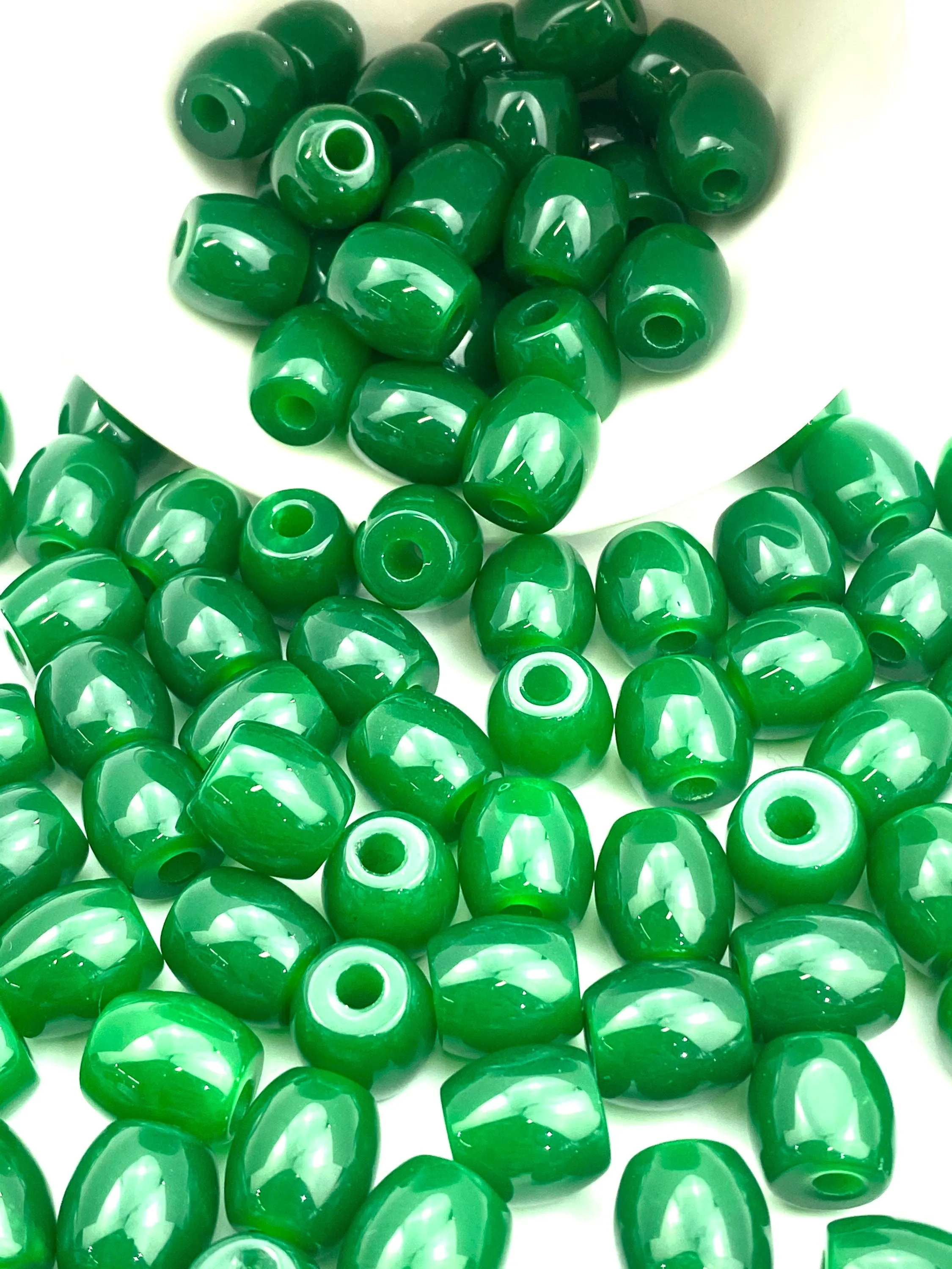 Natural Jade Beads , Sku#JP46