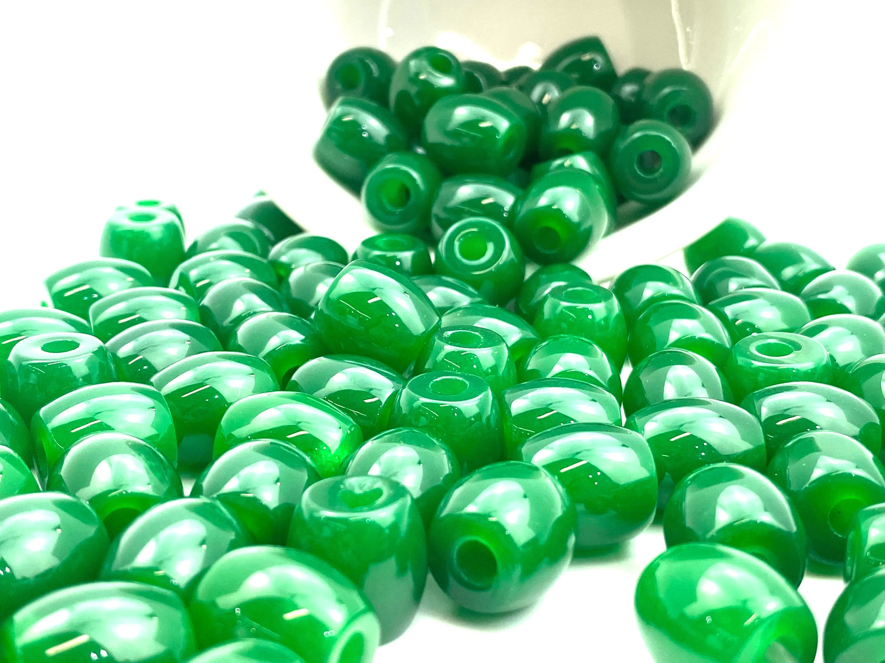 Natural Jade Beads , Sku#JP46