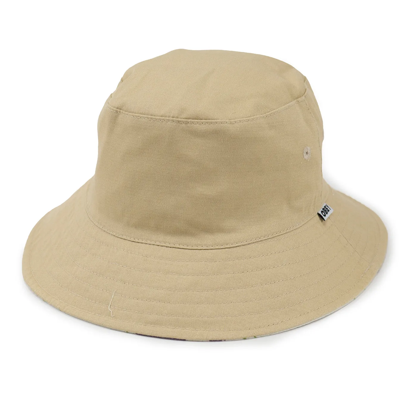 Obey Clothing Pollen Reversible Bucket Hat - Unbleached / Multi