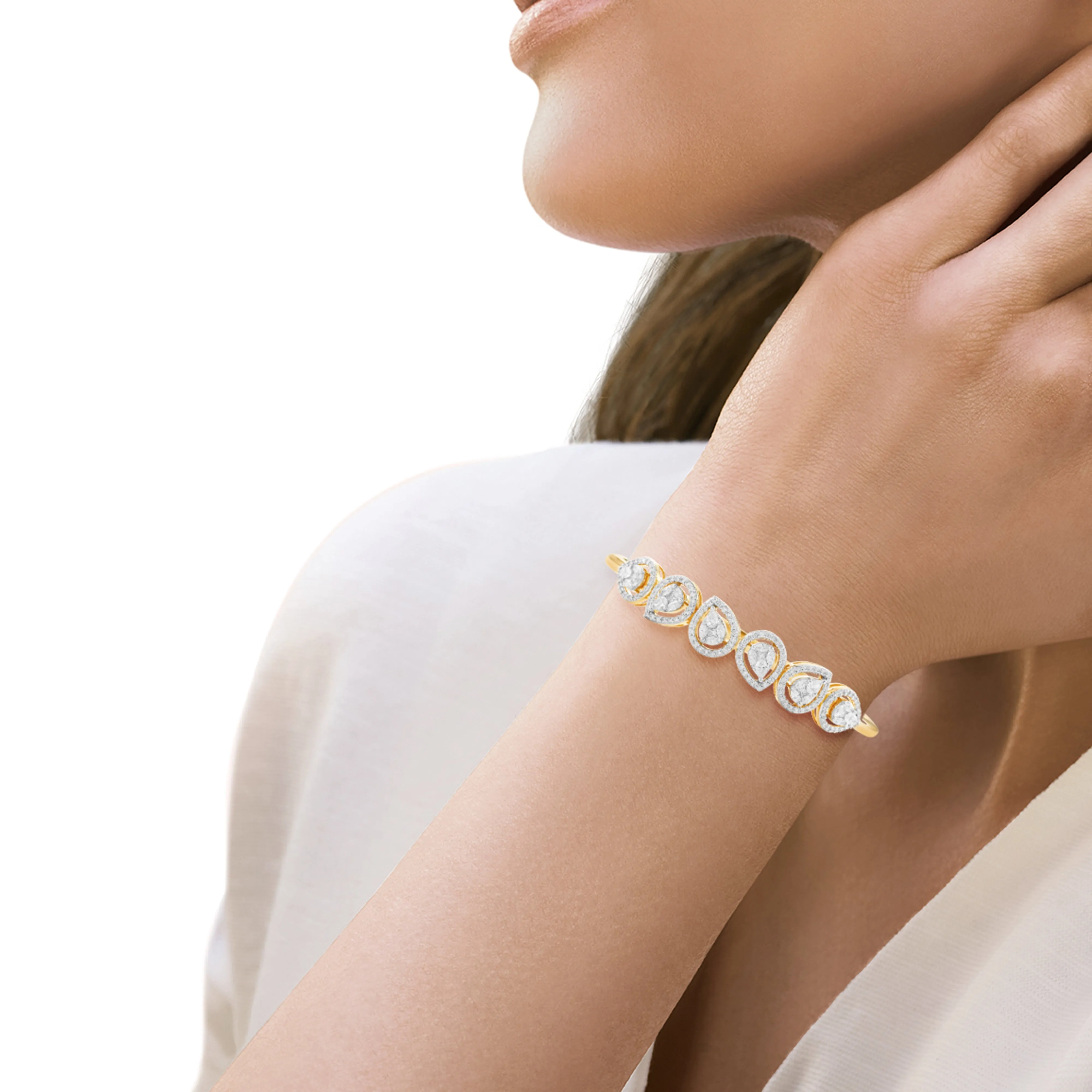 One Gemini Diamond Bangle*