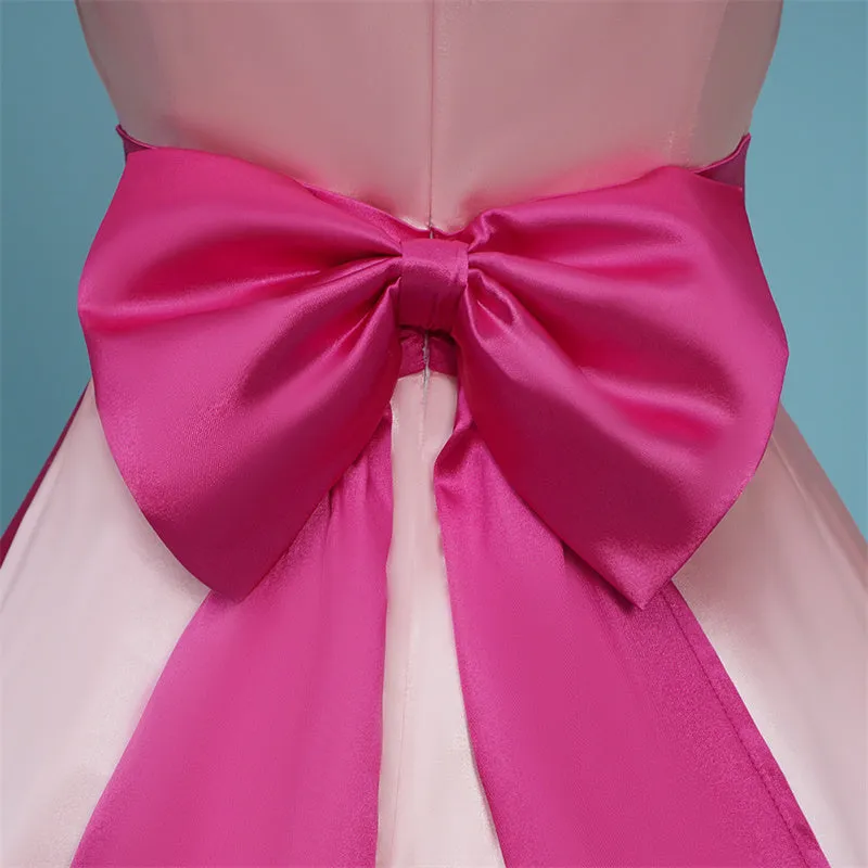 Oshi No Ko Ai Hoshino Daught Ruby Hoshino Cosplay Costume Anime Idol Pink Dress