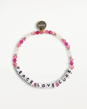 Peace Love Cure Bracelet