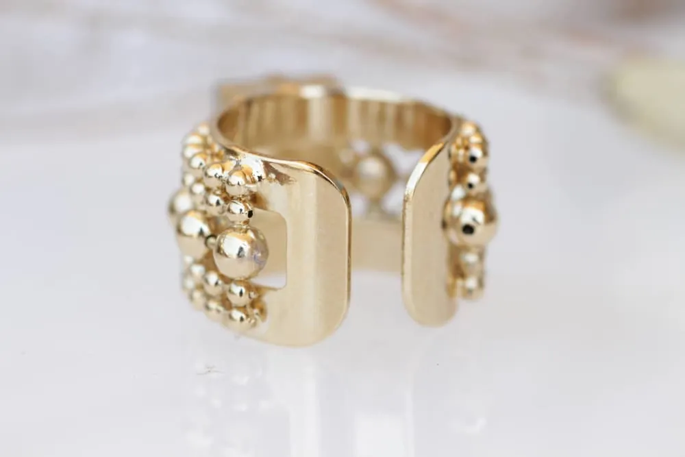 PEACH GOLD RING