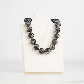Pearl Cooling Necklace-Onyx : 20"