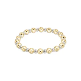 Pearl Grateful Pattern Bead Bracelet