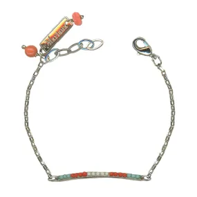 Petite Stackable Bracelet "Mythical Dusk" - Rhodium