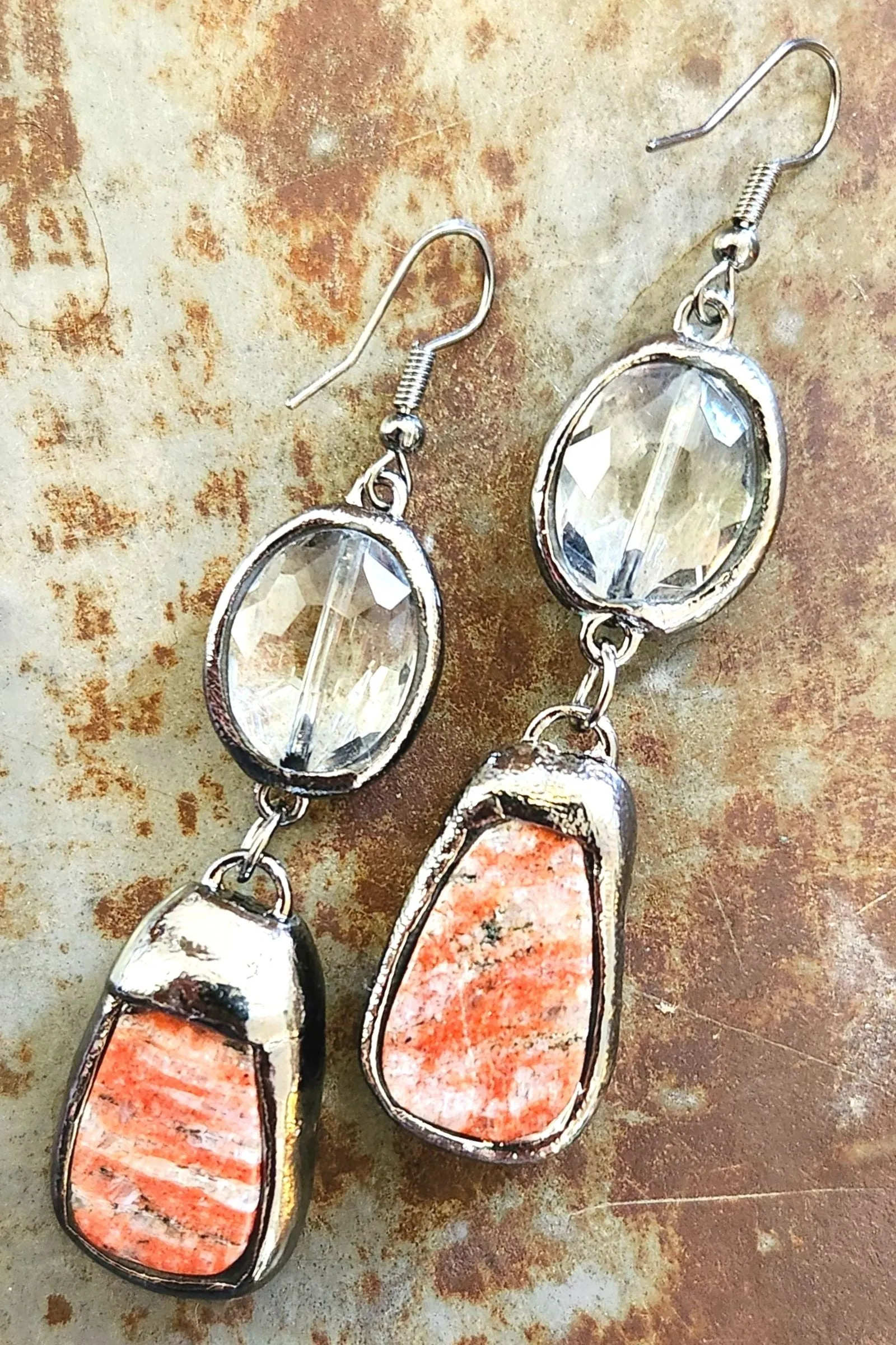 Pica Crystal Stone Earrings