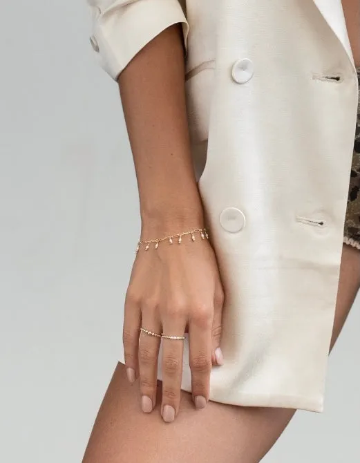 Rain Bracelet ~ Pearl