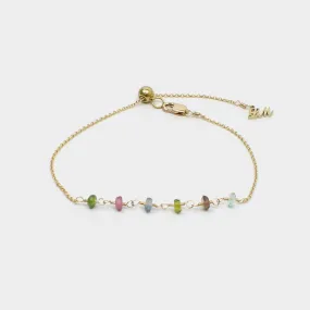 Rainbow Tourmaline Bracelet