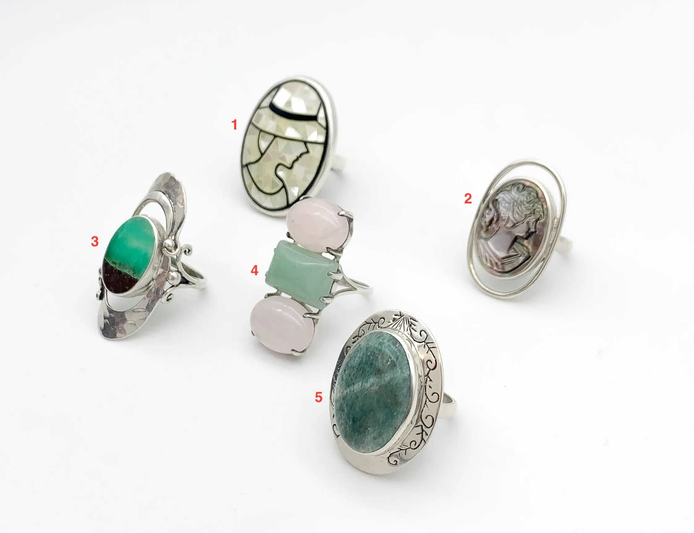 Rare Offer - Large Unique Rings, Heirloom Jewelry, Unique Gemstone Ring, Rare by Adina, Statement Ring, Natural Gemstones, Artisan Gemstone Ring
