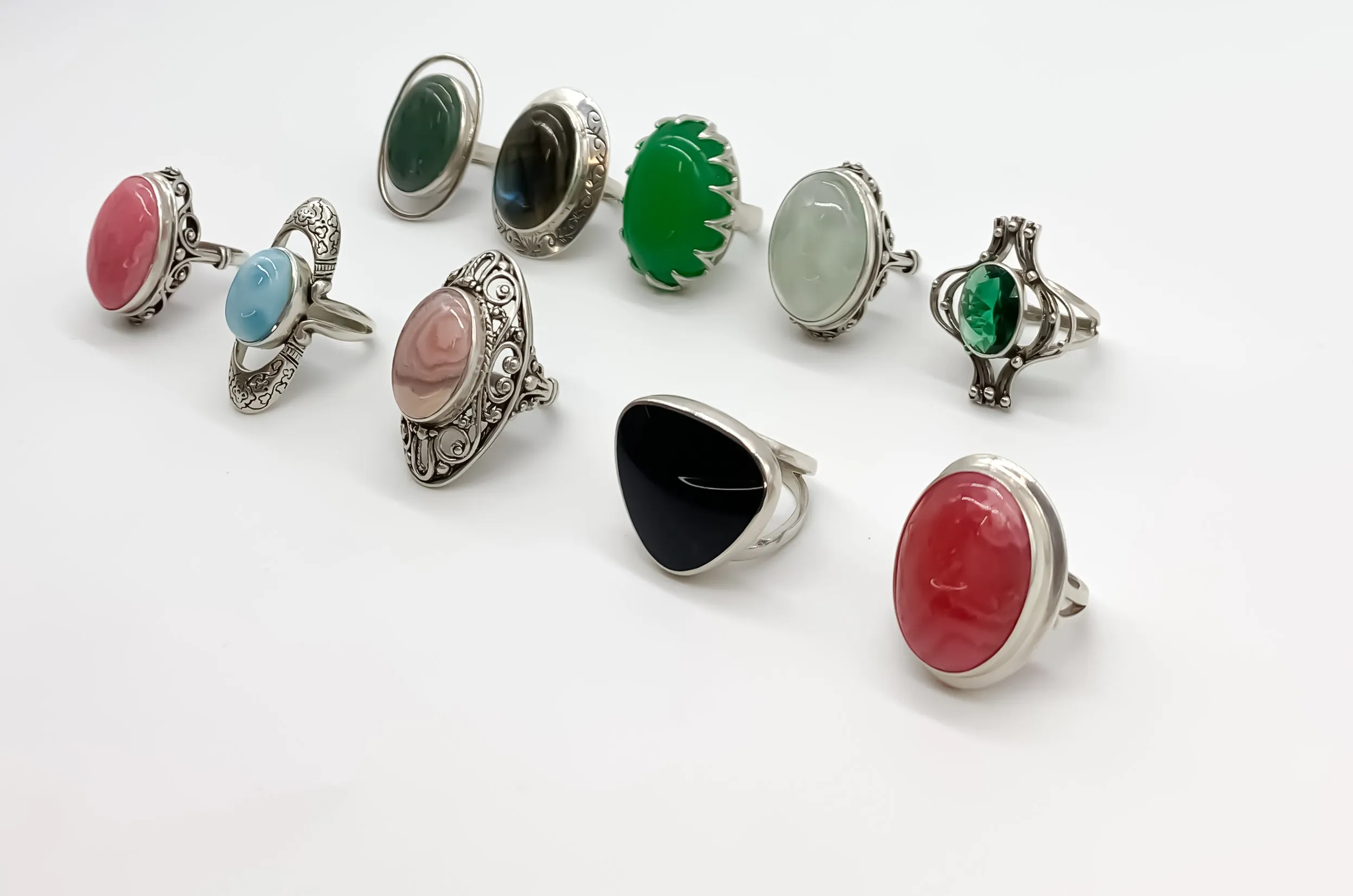 Rare Offer - Large Unique Rings, Heirloom Jewelry, Unique Gemstone Ring, Rare by Adina, Statement Ring, Natural Gemstones, Artisan Gemstone Ring