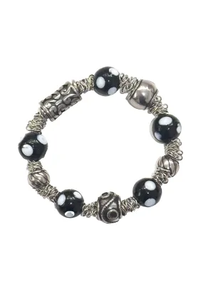 Raven Beaded Bracelet