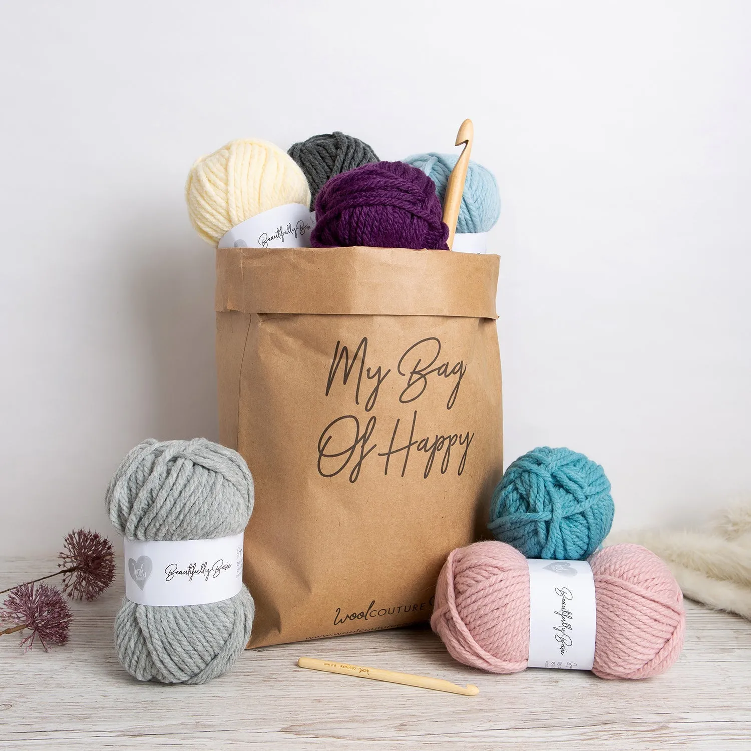 Scarf Crochet Kit - Beginner Basics