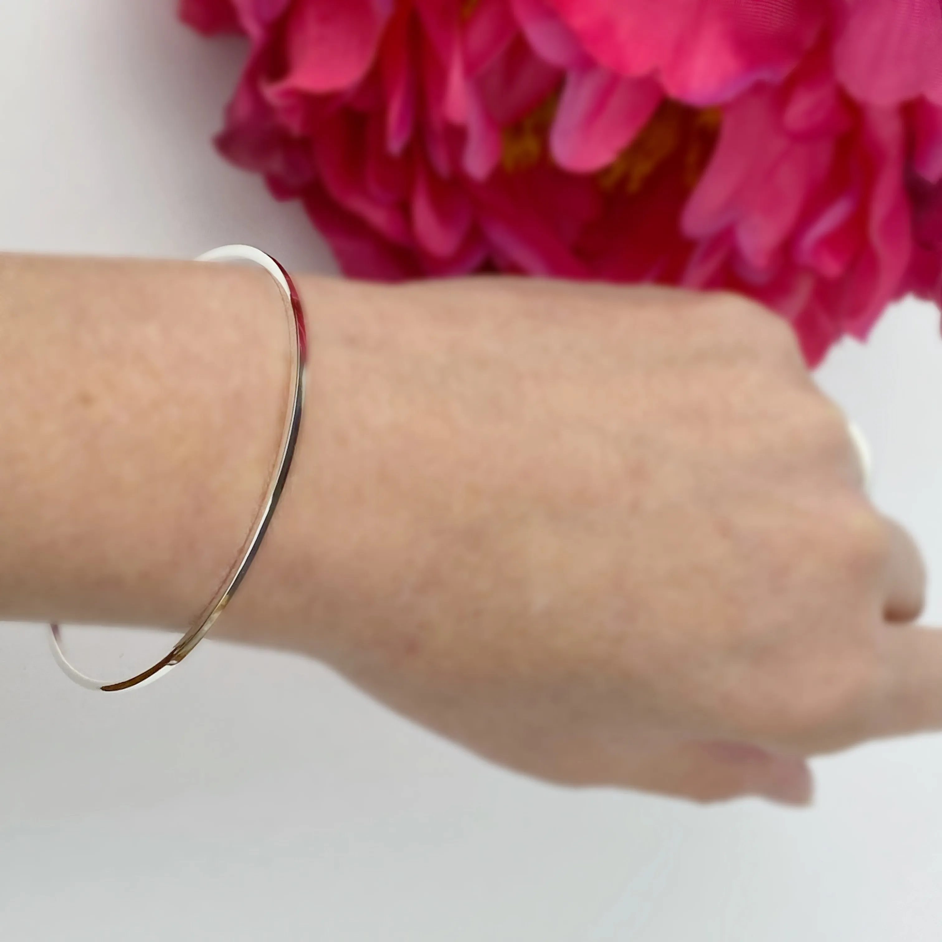 Simply Silver Bangle - VBGL332