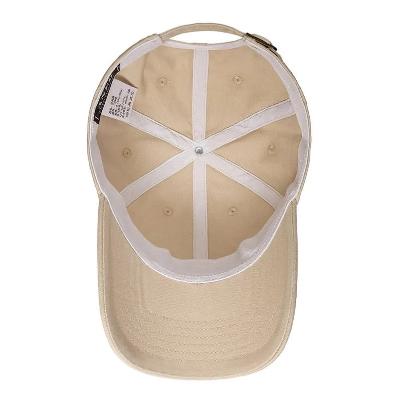 Solid All Cotton Baseball Cap Men Women Brand Bone Snapback Soft Material Dad Hat Fashion Trucker Caps Gorras Hip Hop