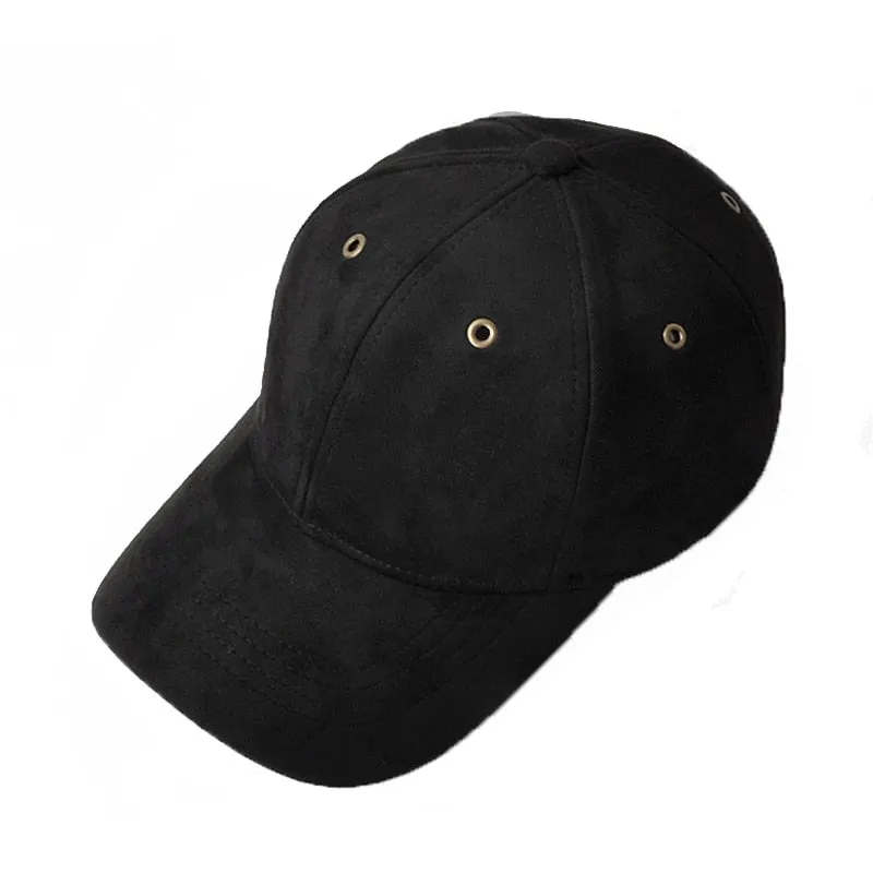 Solid Suede Brand Baseball Caps for Men Women Hip Hop Snapback Bone Gorras Casquette Homme Dad Hat Trucker Cap