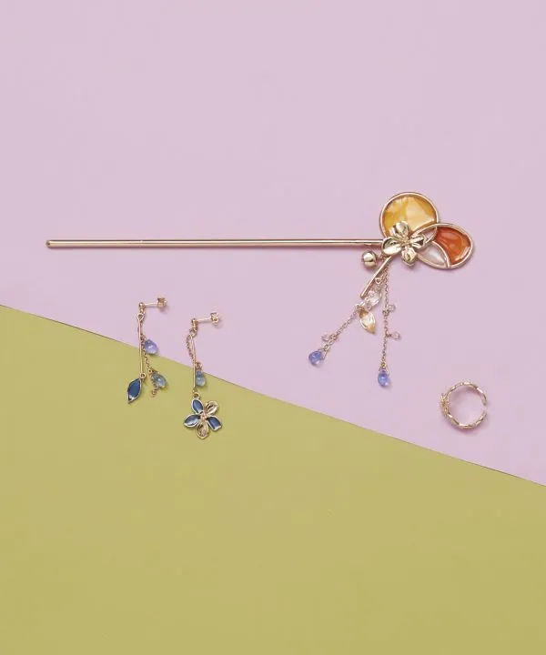 Spring Flower KANZASHI Hair Stick