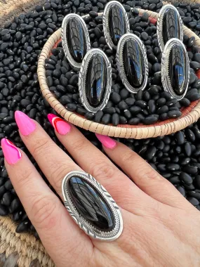 The Raven Onyx Ring
