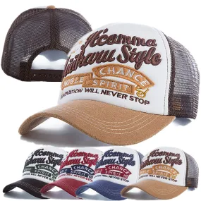 Trend Quality Baseball Cap Men And Women Spring Mesh Snapback Noble Spirit High-end Embroidery Summer Cotton Hat Cap