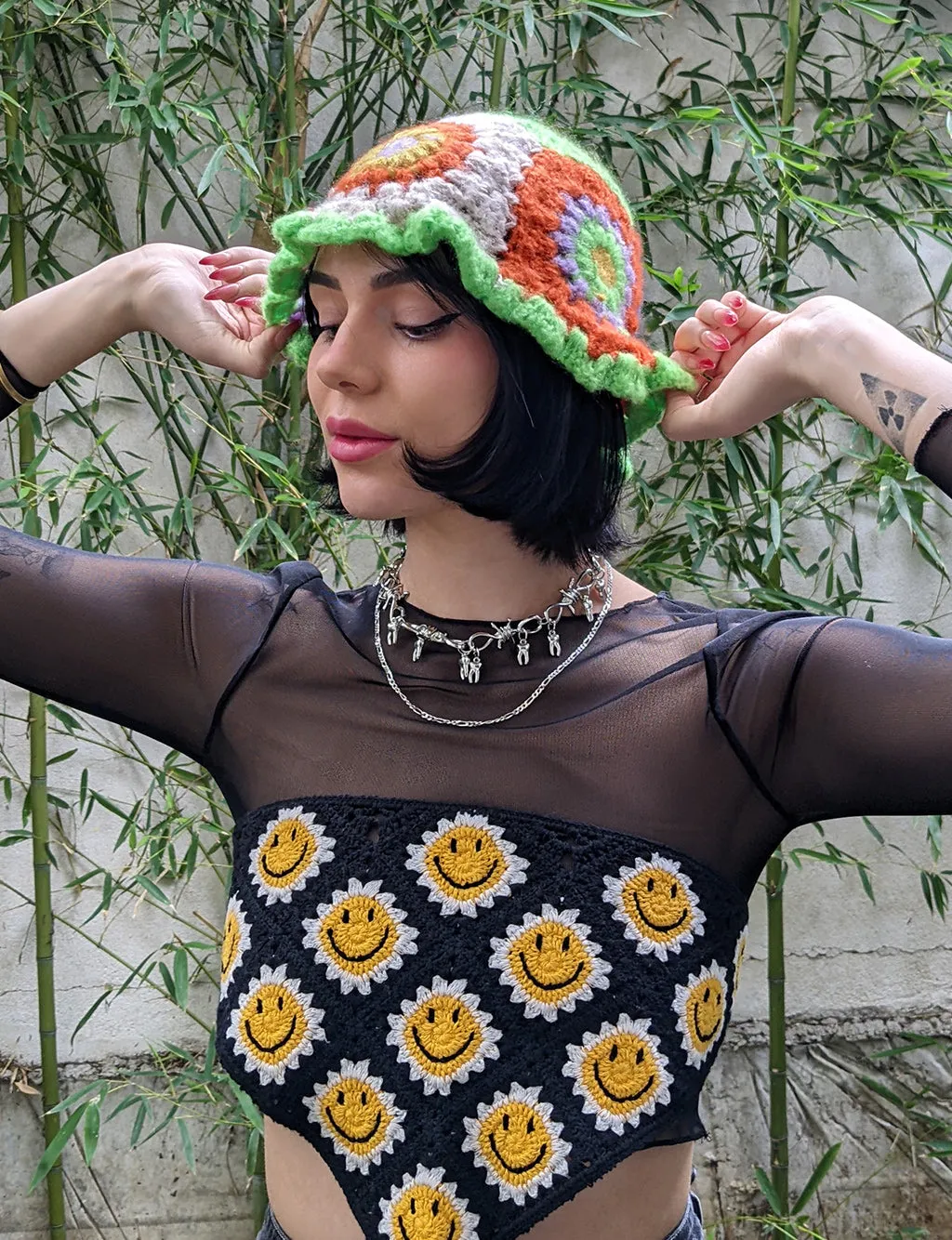 TROPICAL DAYS CROCHET HAT