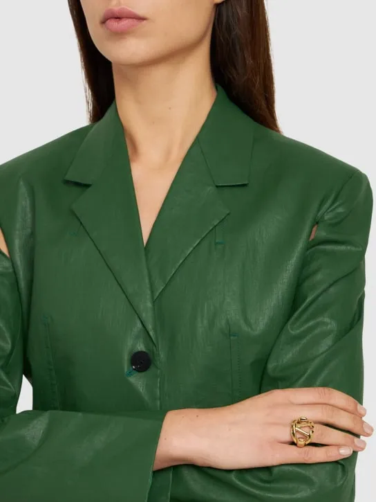Valentino Garavani   V logo Moon band ring 