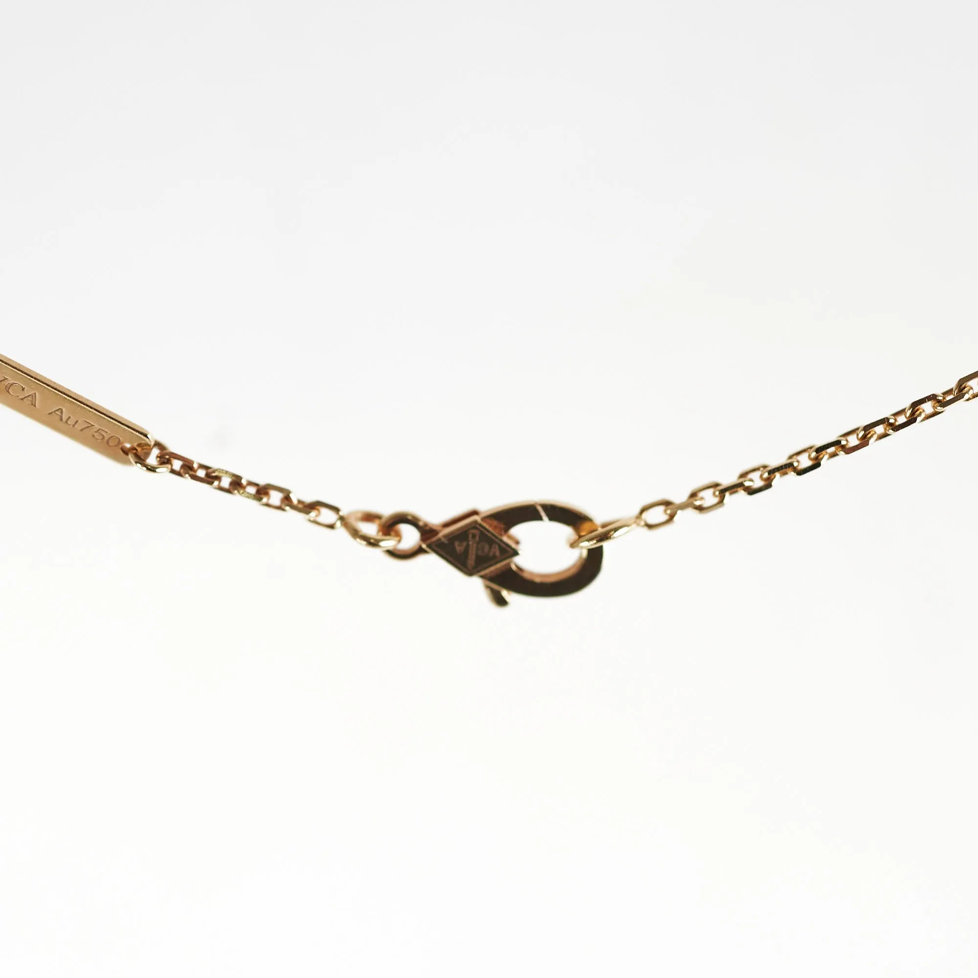 Van Cleef and Arpels VCA Onyx Necklace
