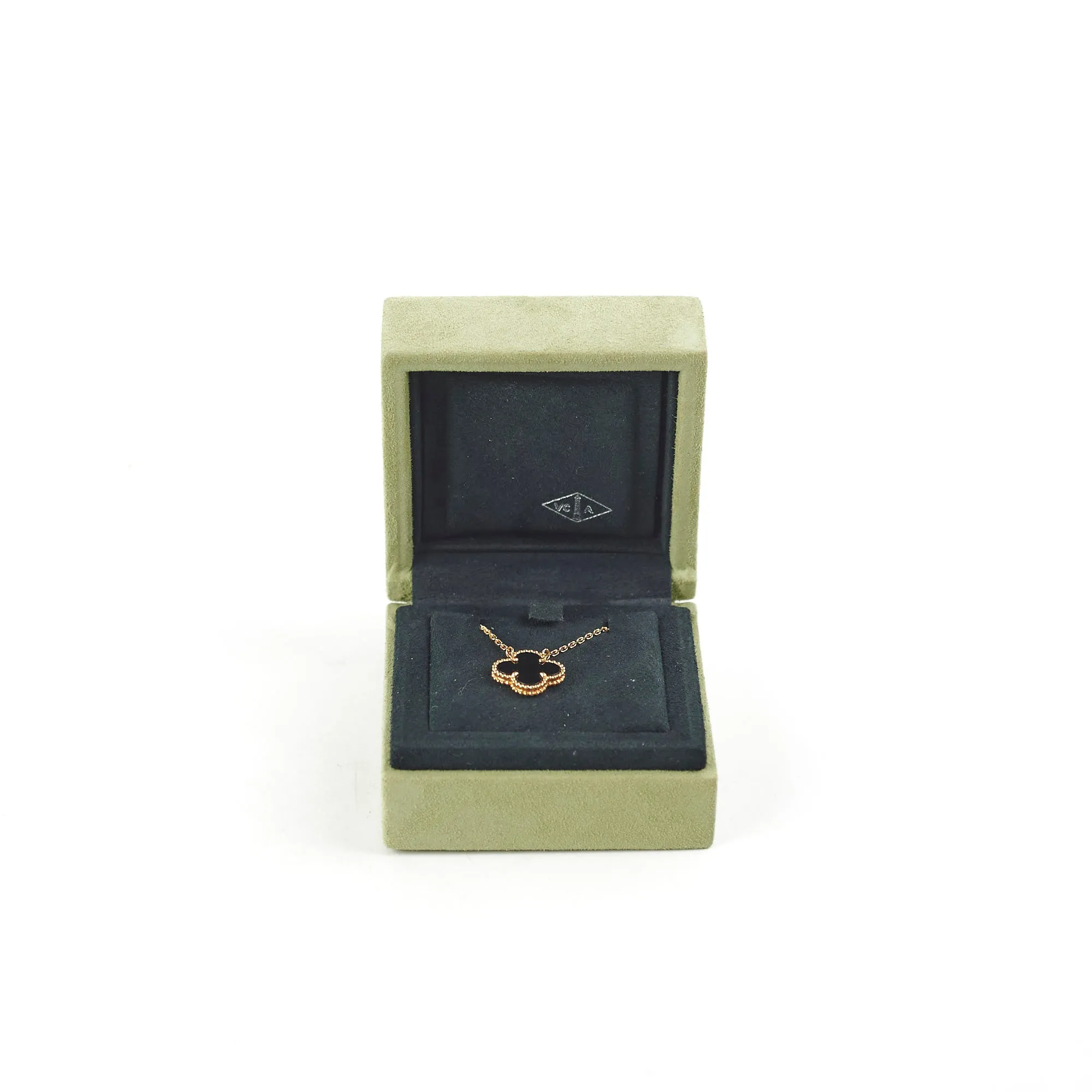 Van Cleef and Arpels VCA Onyx Necklace