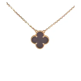 Van Cleef and Arpels VCA Onyx Necklace