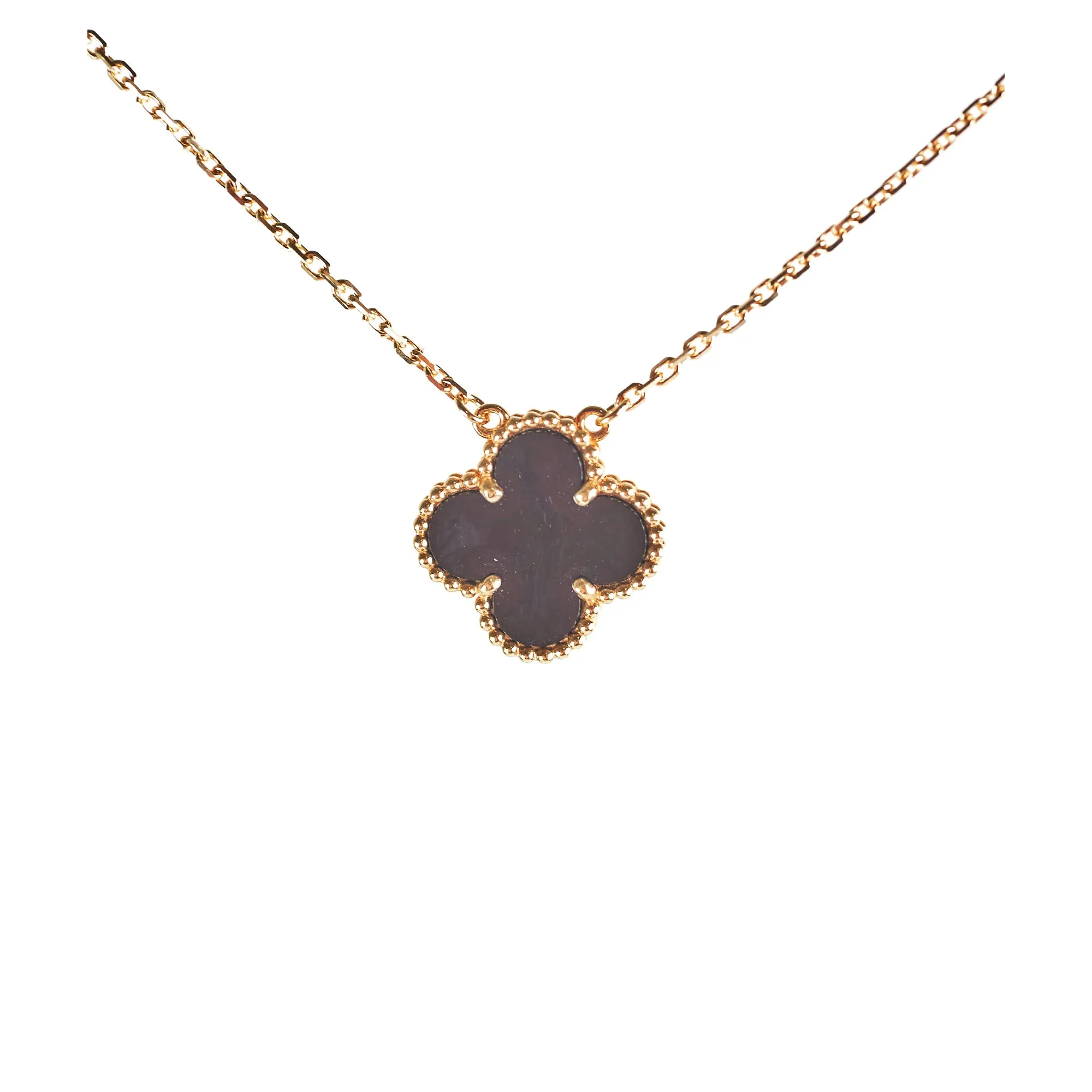 Van Cleef and Arpels VCA Onyx Necklace