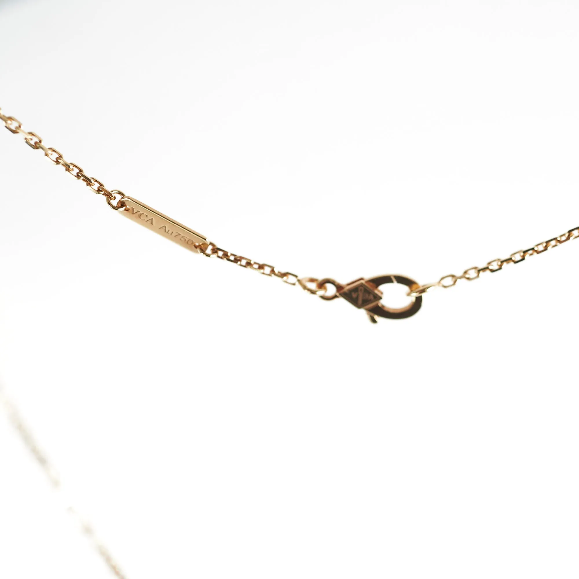 Van Cleef and Arpels VCA Onyx Necklace