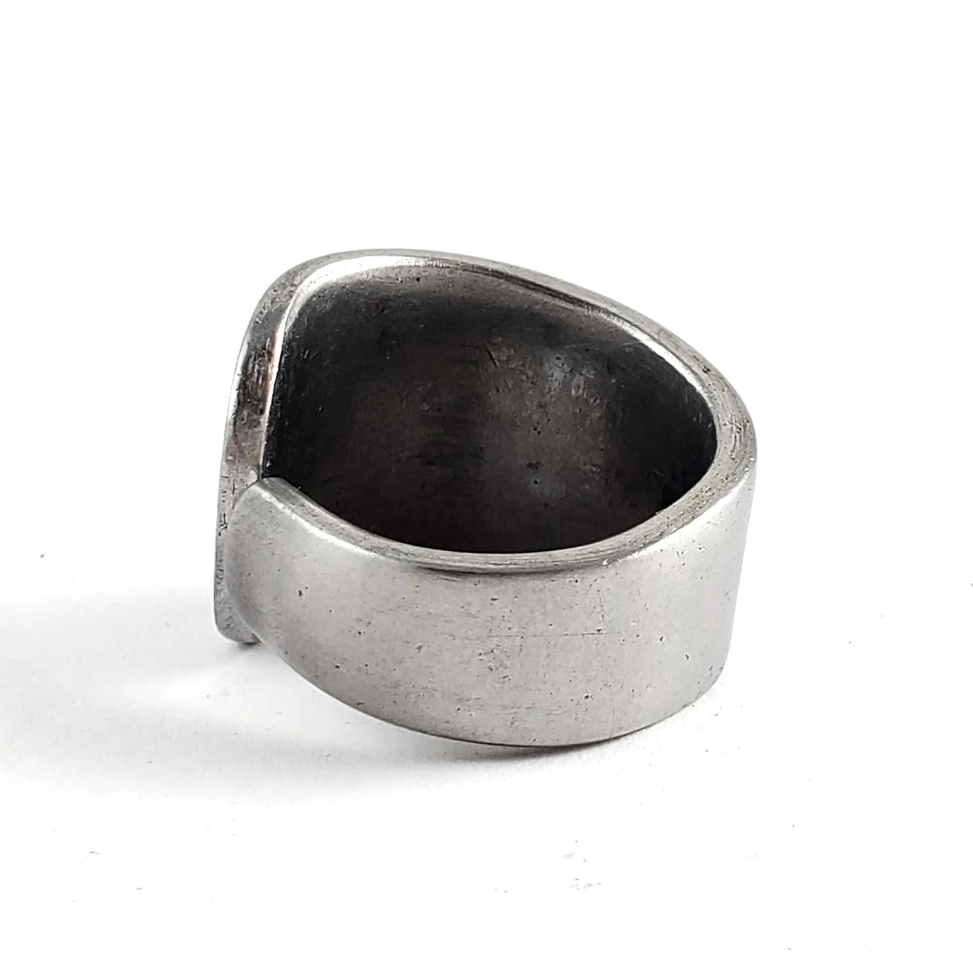 Vintage US Navy Stainless Steel Spoon Ring